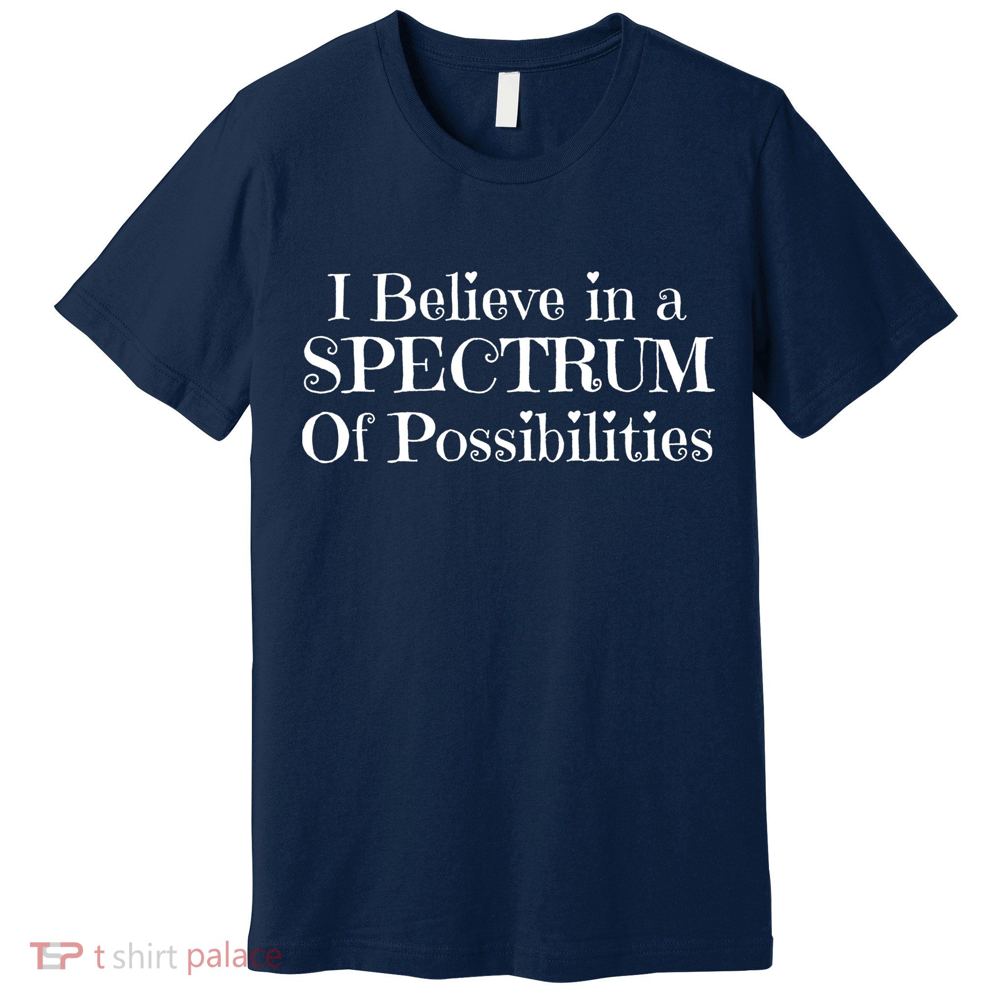 I Believe In A Spectrum Of Possibilities Autism Awareness Premium T-Shirt