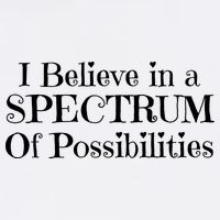 I Believe In A Spectrum Of Possibilities Autism Awareness Garment-Dyed Sweatshirt
