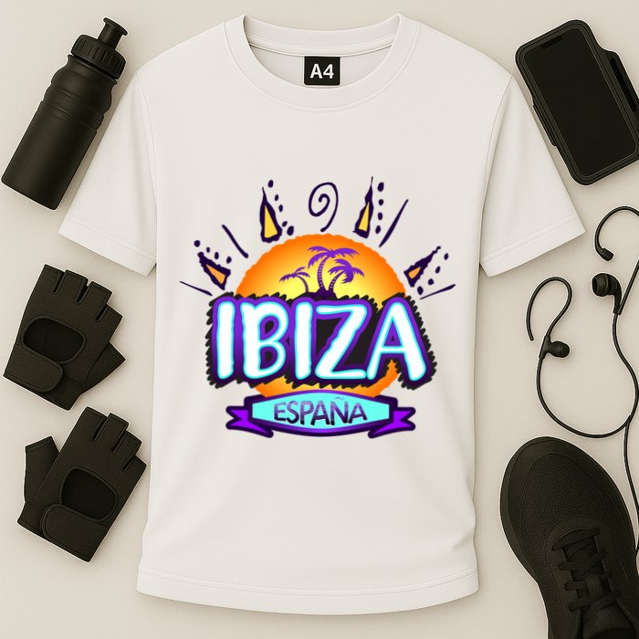 Ibiza Espana Cooling Performance Crew T-Shirt