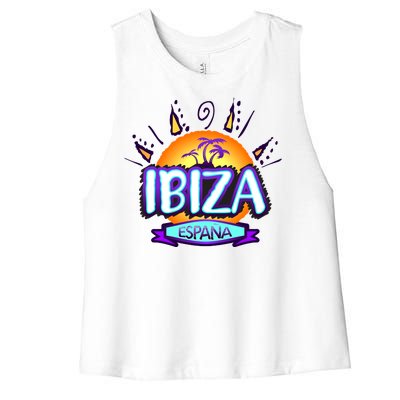 Ibiza Espana Women's Racerback Cropped Tank