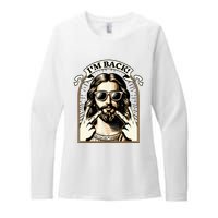 IM Back Jesus Christ Funny Easter Day Christian Womens CVC Long Sleeve Shirt