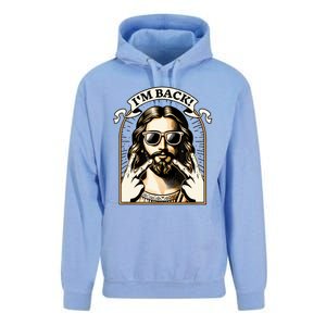 IM Back Jesus Christ Funny Easter Day Christian Unisex Surf Hoodie