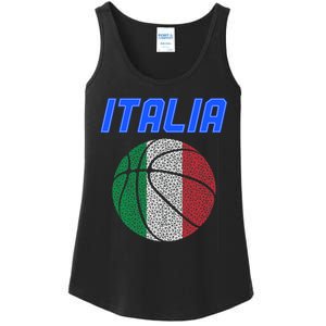 Italy Basketball Jersey Flag Italia Ladies Essential Tank