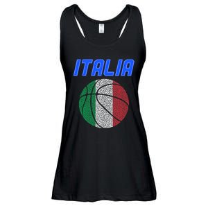 Italy Basketball Jersey Flag Italia Ladies Essential Flowy Tank