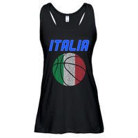 Italy Basketball Jersey Flag Italia Ladies Essential Flowy Tank