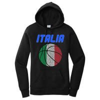 Italy Basketball Jersey Flag Italia Women's Pullover Hoodie