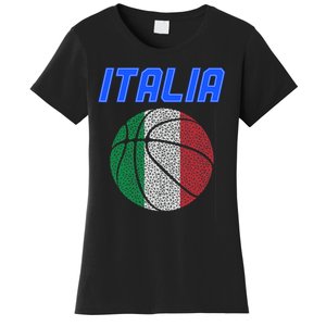 Italy Basketball Jersey Flag Italia Women's T-Shirt