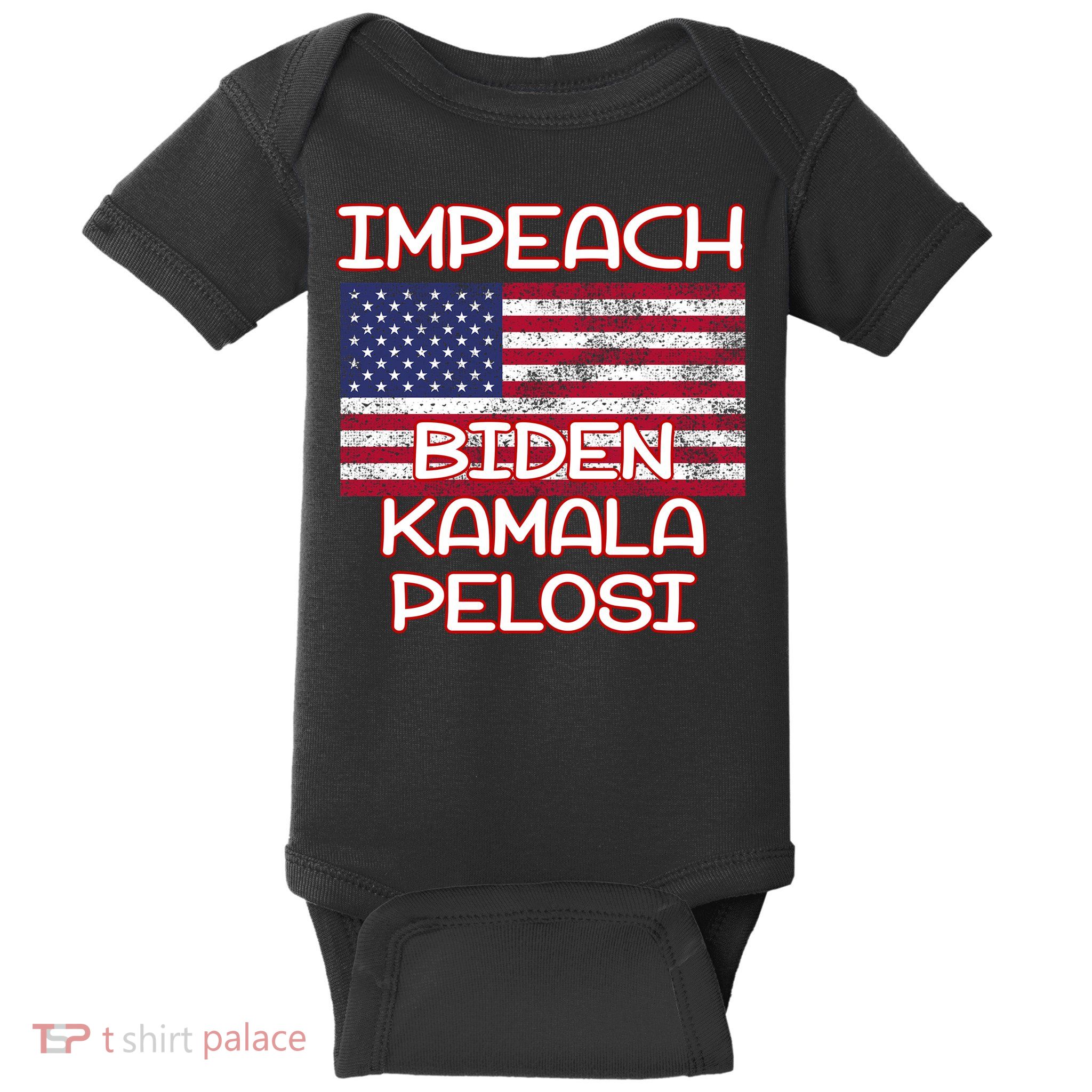 Impeach Biden Kamala Pelosi Baby Bodysuit