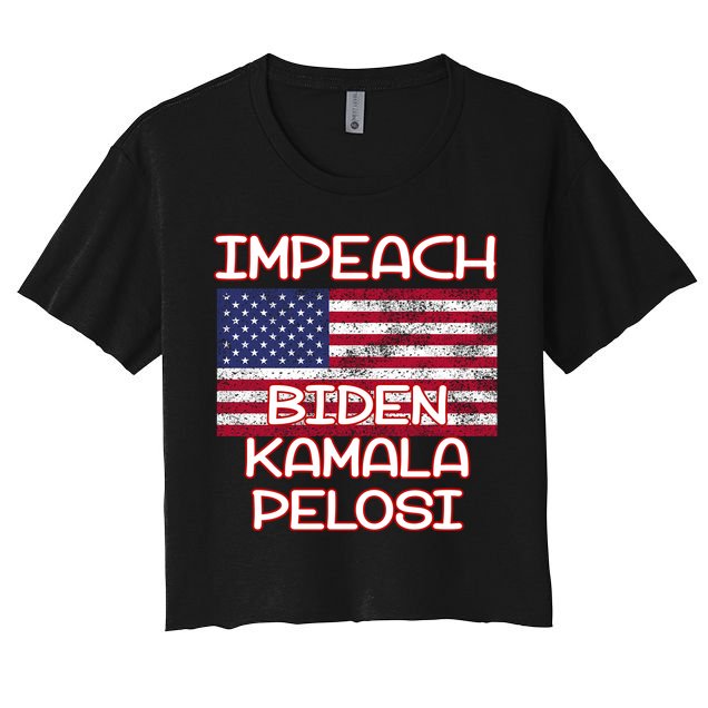Impeach Biden Kamala Pelosi Crop Top