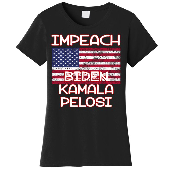 Impeach Biden Kamala Pelosi Women's T-Shirt