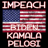 Impeach Biden Kamala Pelosi Women's V-Neck T-Shirt