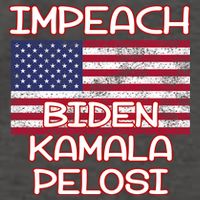 Impeach Biden Kamala Pelosi Vector Backpack