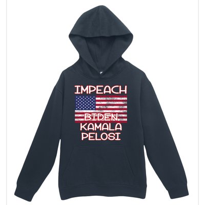 Impeach Biden Kamala Pelosi Urban Pullover Hoodie