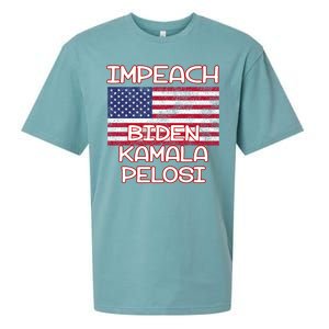 Impeach Biden Kamala Pelosi Sueded Cloud Jersey T-Shirt