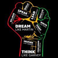 Inspiring Black Leaders Power Fist Hand BHM Sustainable Bucket Hat