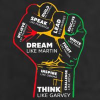 Inspiring Black Leaders Power Fist Hand BHM Adult Drive Performance Visor