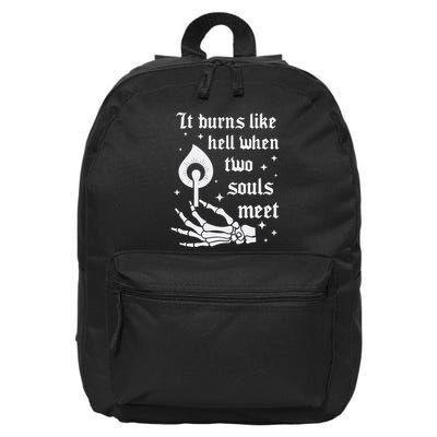 It Burns Like Hell When Two Souls Meet 16 in Basic Backpack