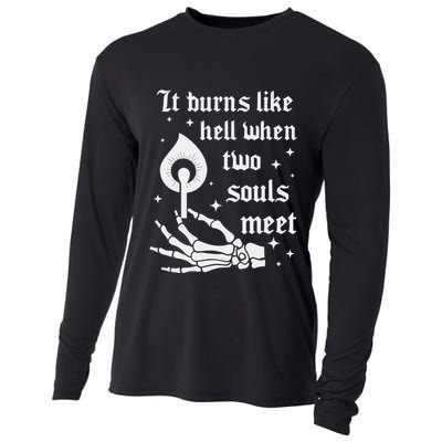It Burns Like Hell When Two Souls Meet Cooling Performance Long Sleeve Crew