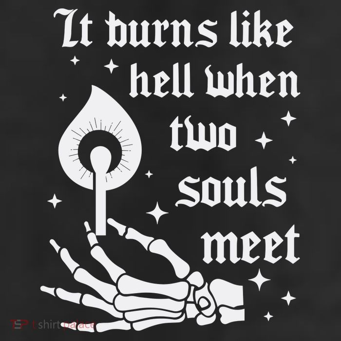 It Burns Like Hell When Two Souls Meet 25L Jumbo Tote