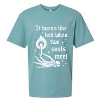 It Burns Like Hell When Two Souls Meet Sueded Cloud Jersey T-Shirt
