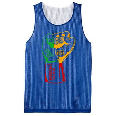 Inspiring Black Leaders Fist Black History Month Funny Gift Mesh Reversible Basketball Jersey Tank