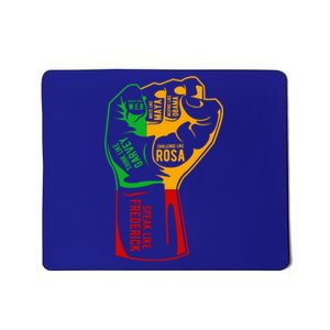 Inspiring Black Leaders Fist Black History Month Funny Gift Mousepad