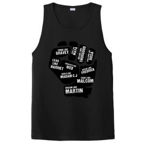 Inspiring Black Leaders Power Fist Hand Black History Month Great Gift PosiCharge Competitor Tank