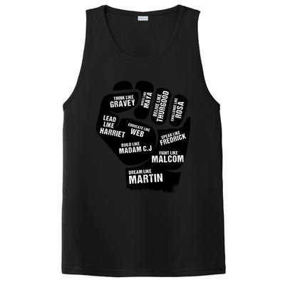 Inspiring Black Leaders Power Fist Hand Black History Month Great Gift PosiCharge Competitor Tank