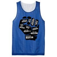 Inspiring Black Leaders Power Fist Hand Black History Month Great Gift Mesh Reversible Basketball Jersey Tank