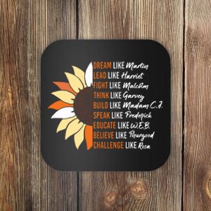 Inspiring Black Leader Black History Month Dream Like Martin Coaster