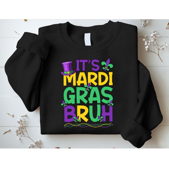Its Bruh Mardi Gras Bruh Sweatshirt