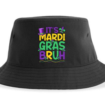 Its Bruh Mardi Gras Bruh Sustainable Bucket Hat