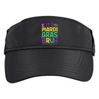 Its Bruh Mardi Gras Bruh Adult Drive Performance Visor