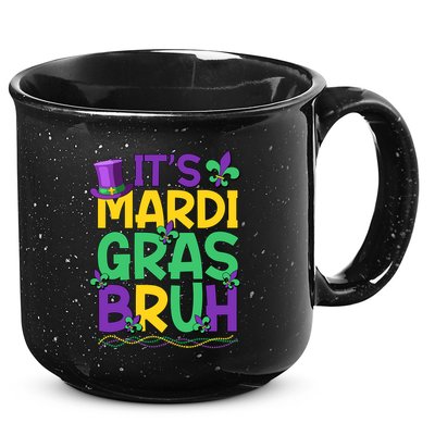 Its Bruh Mardi Gras Bruh 15oz Campfire Ceramic Mug