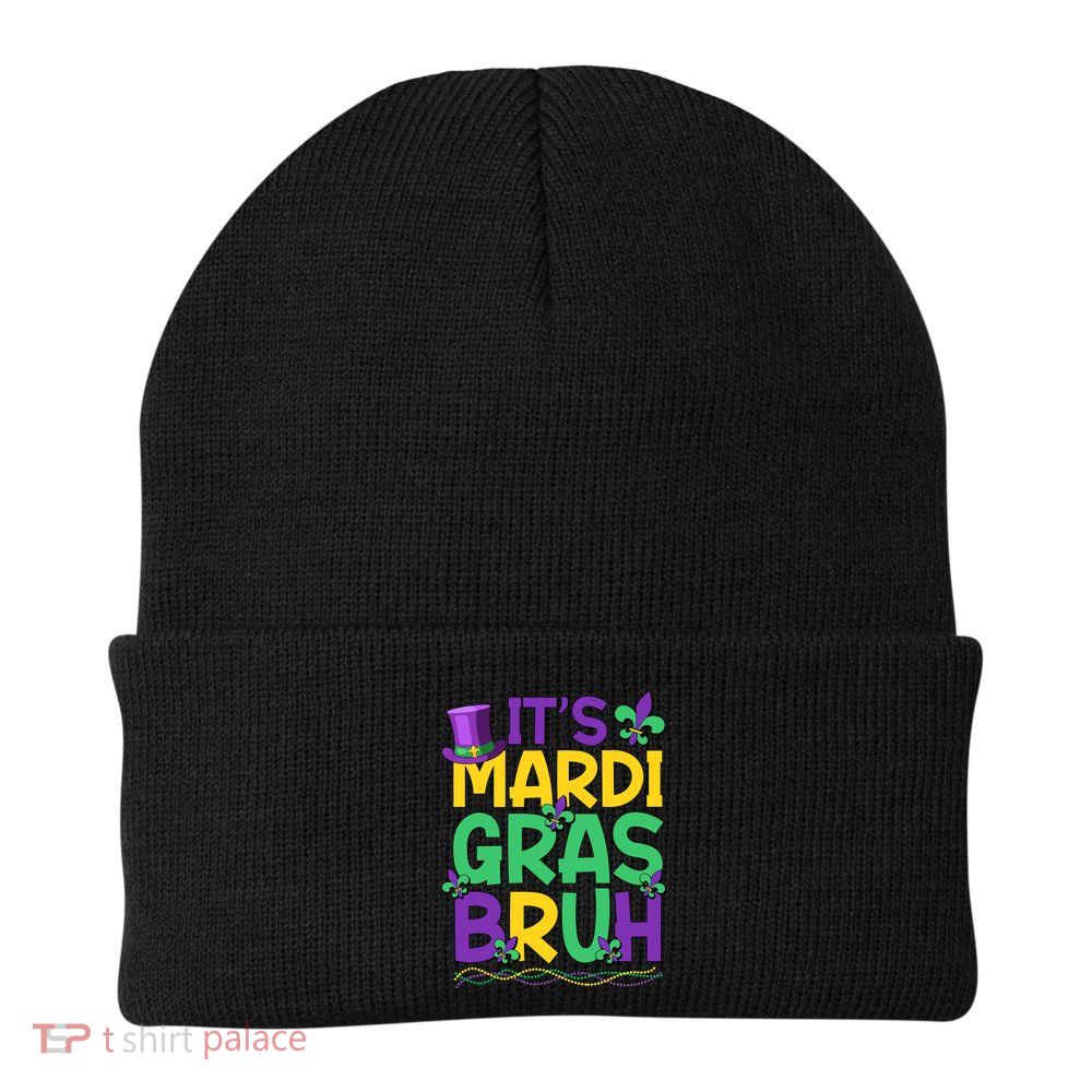 Its Bruh Mardi Gras Bruh Beanie