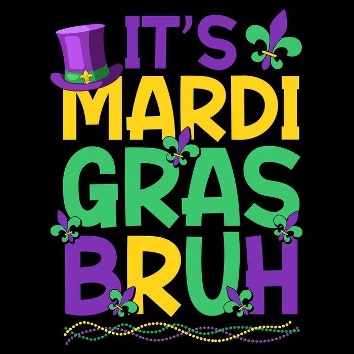 Its Bruh Mardi Gras Bruh Drawstring Bag