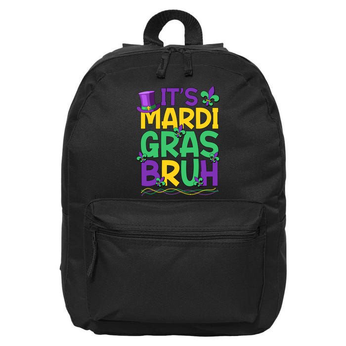 Its Bruh Mardi Gras Bruh 16 in Basic Backpack
