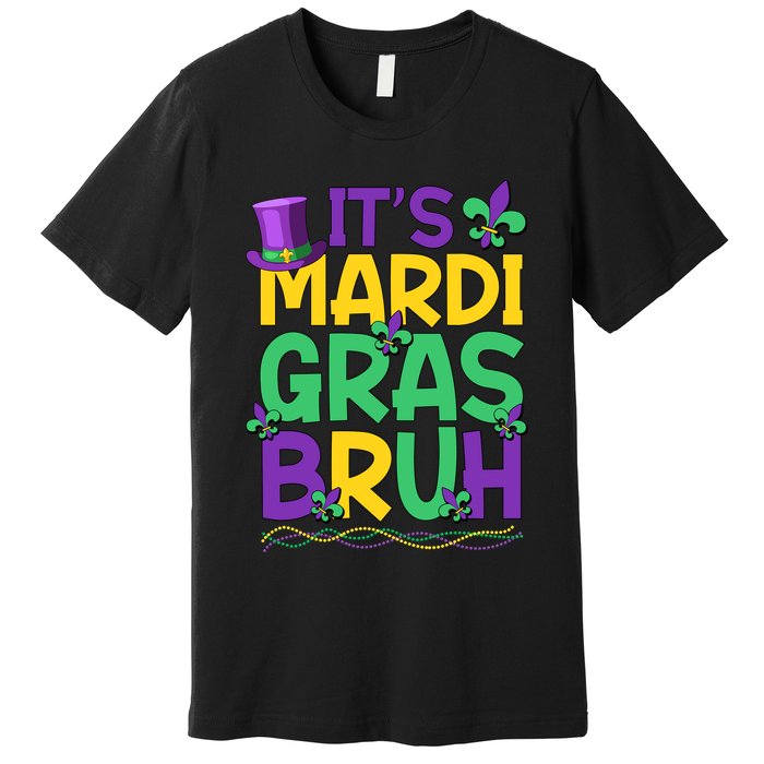 Its Bruh Mardi Gras Bruh Premium T-Shirt
