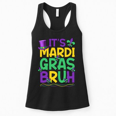 Its Bruh Mardi Gras Bruh Womens Tank Top