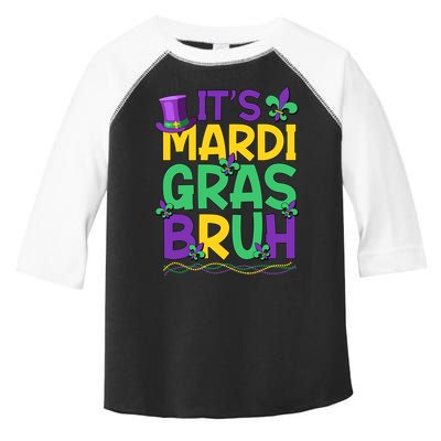 Its Bruh Mardi Gras Bruh Toddler Fine Jersey T-Shirt