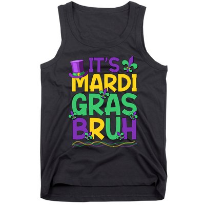 Its Bruh Mardi Gras Bruh Tank Top