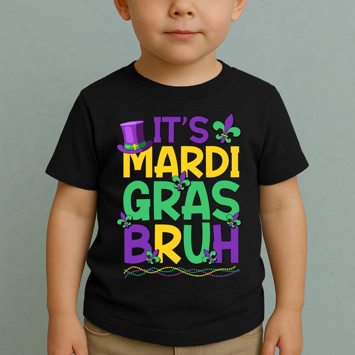 Its Bruh Mardi Gras Bruh Toddler T-Shirt