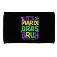 Its Bruh Mardi Gras Bruh Microfiber Hand Towel