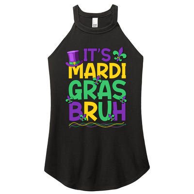 Its Bruh Mardi Gras Bruh Women's Perfect Tri Rocker Tank