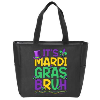 Its Bruh Mardi Gras Bruh Zip Tote Bag