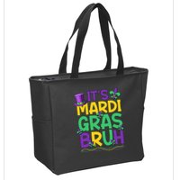 Its Bruh Mardi Gras Bruh Zip Tote Bag
