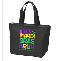 Its Bruh Mardi Gras Bruh Zip Tote Bag