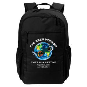 IVe Been Mooned Twice In A Lifetime Total Solar Eclipse Daily Commute Backpack