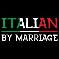 Italian By Marriage Italia Marriage Humor Long Sleeve Shirt