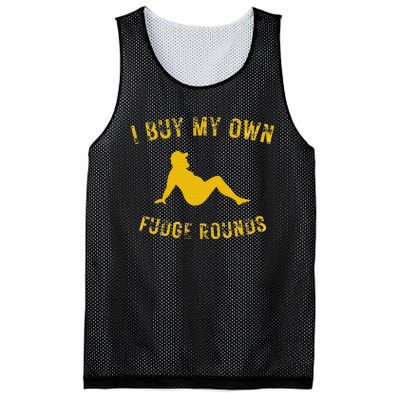 I Buy My Own Fudge Rounds Mesh Reversible Basketball Jersey Tank